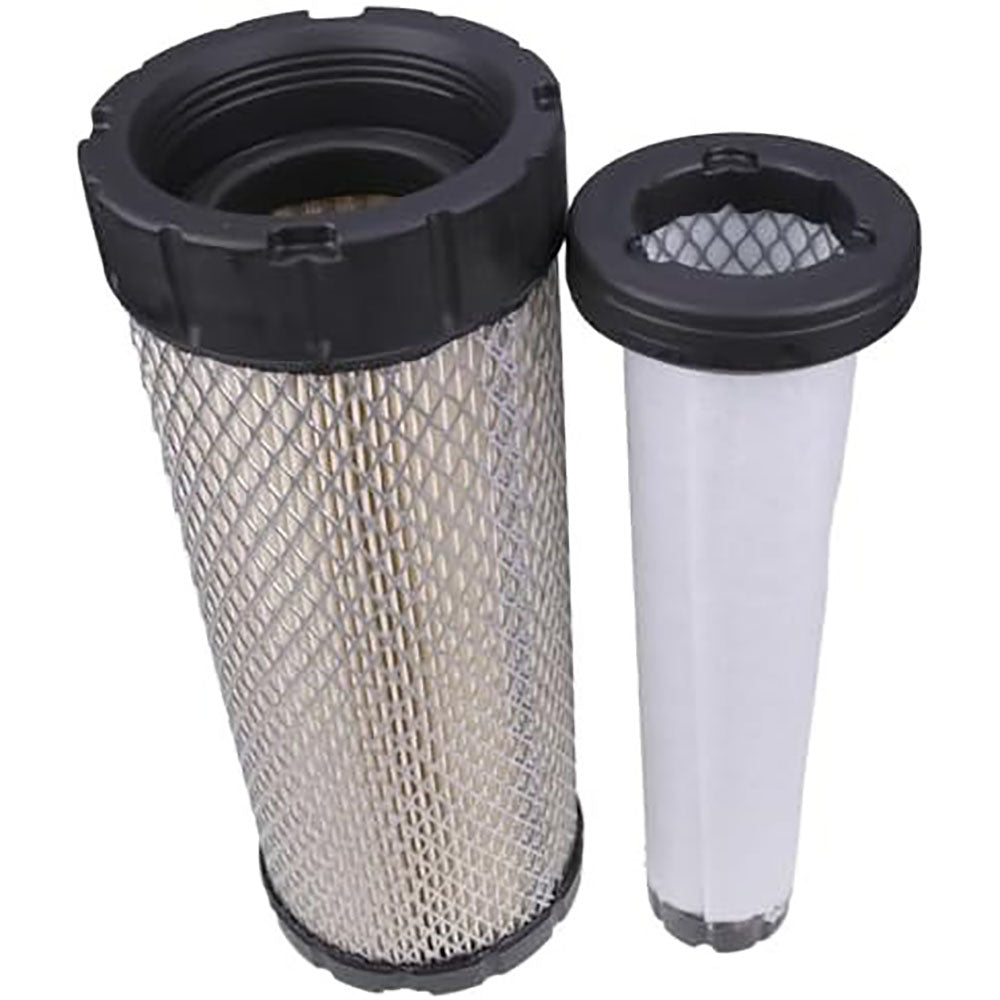 2 Pieces Air Filter P616641 AF26168 49168 6690907 for Bobcat Loader S100 T110 Excavator E32 E35 E85 - KUDUPARTS