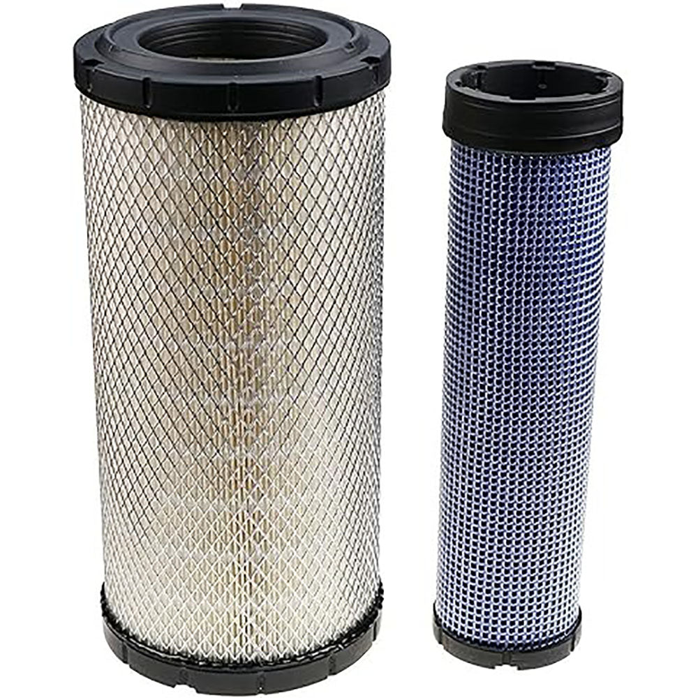 2 Pieces Air Filter P616641 AF26168 49168 6690907 for Bobcat Loader S100 T110 Excavator E32 E35 E85 - KUDUPARTS