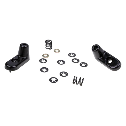 2 Pieces Aluminum Bracket Sun Visor Repair Kit 924-532 5JM151X9AB for 2003-2006 Jeep Wrangler - KUDUPARTS