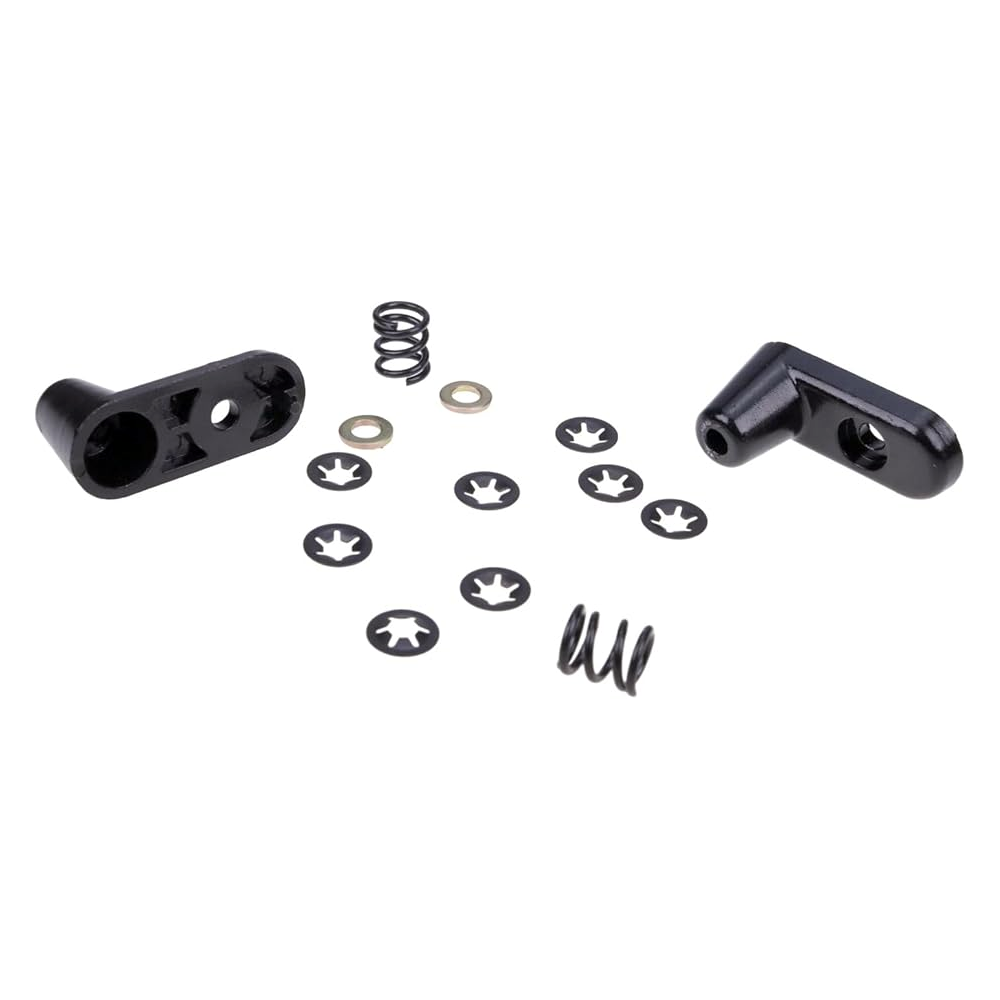 2 Pieces Aluminum Bracket Sun Visor Repair Kit 924-532 5JM151X9AB for 2003-2006 Jeep Wrangler - KUDUPARTS