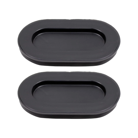 2 Pieces Bed Oval Drain Plug Cover Cap 4L3Z-99277B76-AA for Ford F-150 Pickup Truck 1999-2018 - KUDUPARTS