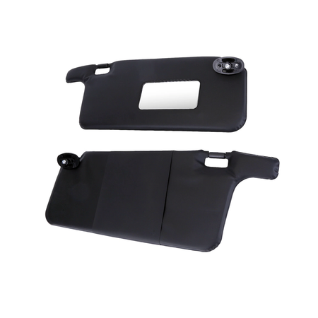 2 Pieces Black Interior Sun Visor 83280-S01-A32ZA 83230-S01-A11ZA for Honda Civic LHD 1996-2001 - KUDUPARTS