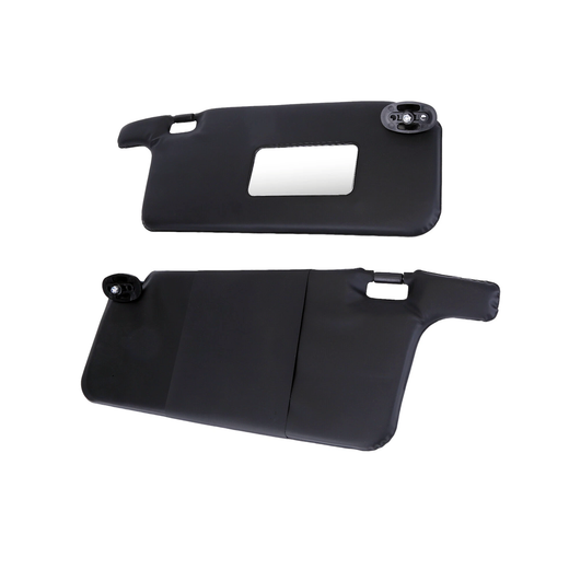 2 Pieces Black Interior Sun Visor 83280-S01-A32ZA 83230-S01-A11ZA for Honda Civic LHD 1996-2001 - KUDUPARTS