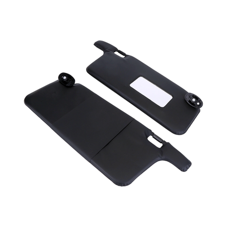 2 Pieces Black Interior Sun Visor 83280-S01-A32ZA 83230-S01-A11ZA for Honda Civic LHD 1996-2001 - KUDUPARTS