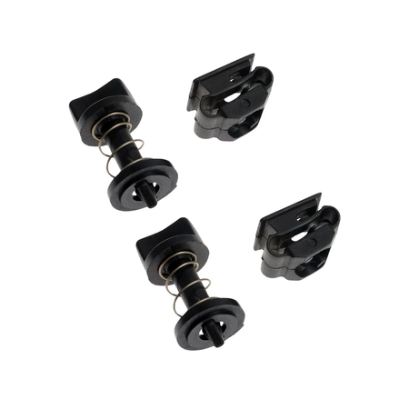 2 Pieces Bumper Cover Retainer 068158193AA 68158192 for Jeep Grand Cherokee 2012-2020 - KUDUPARTS