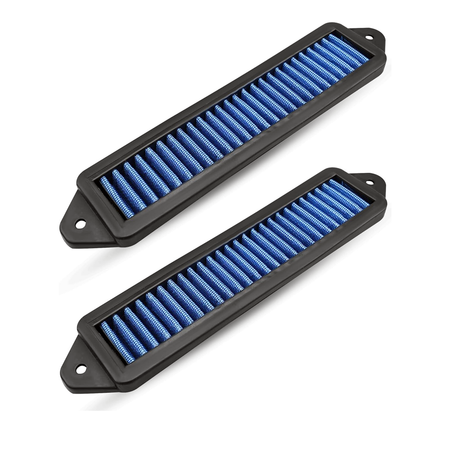 2 Pieces Cabin Air Cowl Filter for BMW E Chassis E82 E88 E90 E91 E92 E93 X1 335i 135i 328i - KUDUPARTS