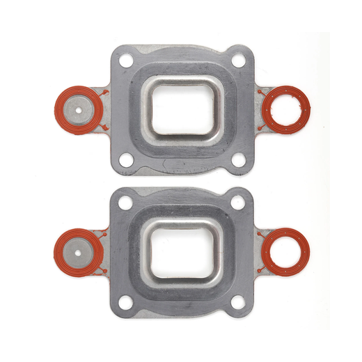 2 Pieces Dry Joint Exhaust Elbow Riser Gasket 27-864549A02 27-864549A1 for MerCruiser Engine 4.3L 5.0L 5.7L 6.2L 6.3L - KUDUPARTS
