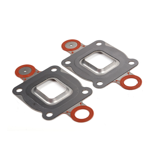 2 Pieces Dry Joint Exhaust Elbow Riser Gasket 27-864549A02 27-864549A1 for MerCruiser Engine 4.3L 5.0L 5.7L 6.2L 6.3L - KUDUPARTS