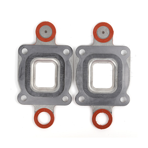 2 Pieces Dry Joint Exhaust Elbow Riser Gasket 27-864549A02 27-864549A1 for MerCruiser Engine 4.3L 5.0L 5.7L 6.2L 6.3L - KUDUPARTS
