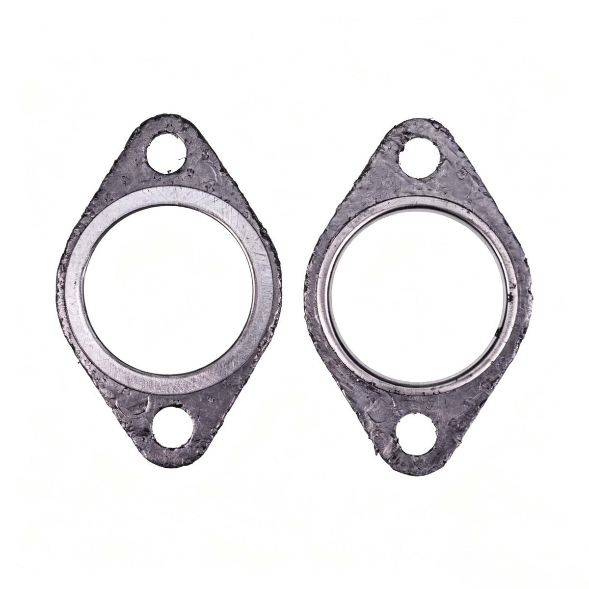 2 Pieces Exhaust Muffler Gasket 11060-2079 for Kawasaki Engine FD440V FD501V FD590V FD611V FD620D FD661D - KUDUPARTS