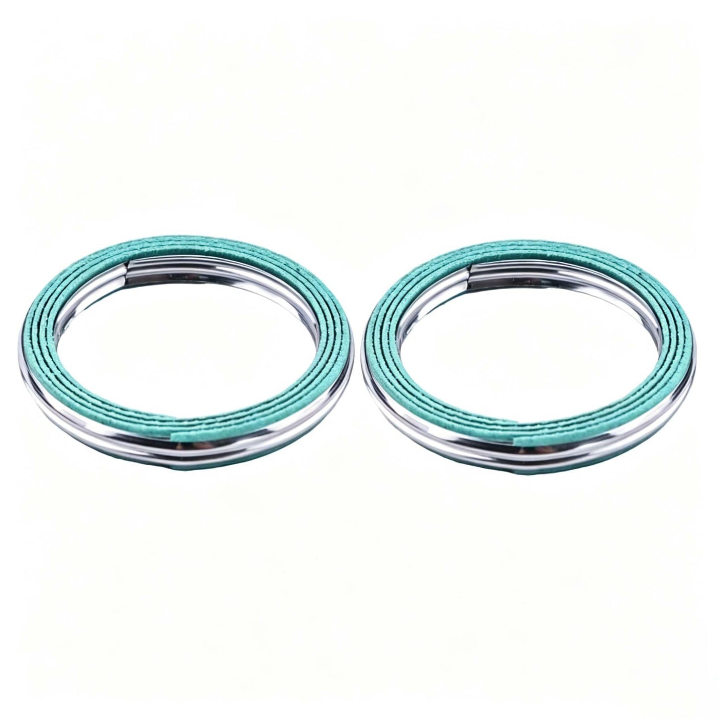 2 Pieces Exhaust Pipe Gasket 90584-43001-71 for Toyota Engine 13Z 14Z 15Z 1DZ 4Y 5K Forklift 7 8 Series 02-7FDJ35 62-7FD30 32-8FGF30 70-8FD20 FGZN25 FGZN30