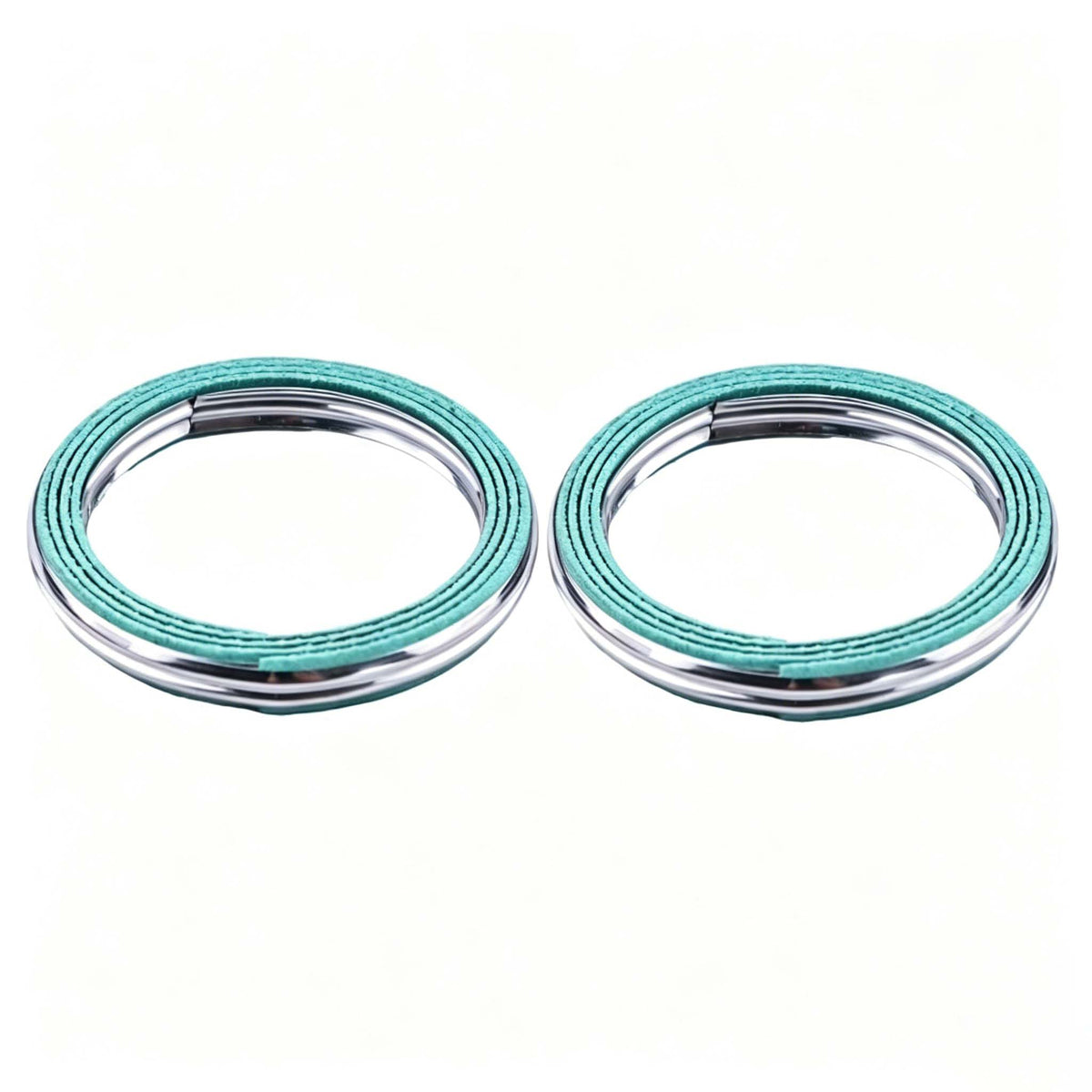 2 Pieces Exhaust Pipe Gasket 90584-43001-71 for Toyota Engine 13Z 14Z 15Z 1DZ 4Y 5K Forklift 7 8 Series 02-7FDJ35 62-7FD30 32-8FGF30 70-8FD20 FGZN25 FGZN30 - KUDUPARTS