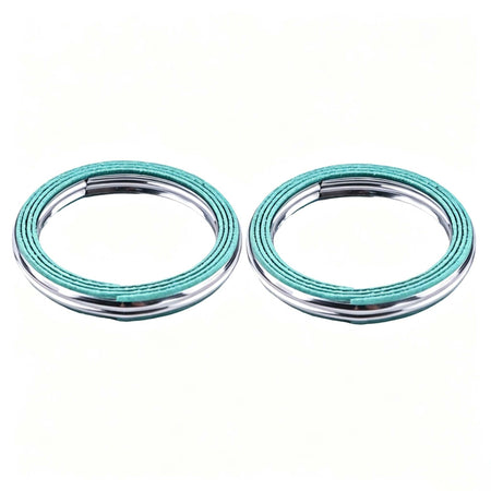 2 Pieces Exhaust Pipe Gasket 90584-43001-71 for Toyota Engine 13Z 14Z 15Z 1DZ 4Y 5K Forklift 7 8 Series 02-7FDJ35 62-7FD30 32-8FGF30 70-8FD20 FGZN25 FGZN30 - KUDUPARTS