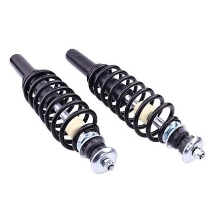 2 Pieces Front Coil-Over Shock Absorber with Bushing Washer Kit AM137957 AM135372 for John Deere HPX615E HPX815E XUV620i XUV850D
