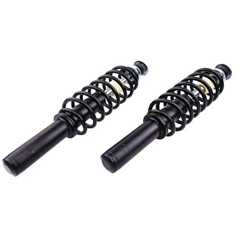 2 Pieces Front Coil-Over Shock Absorber with Bushing Washer Kit AM137957 AM135372 for John Deere HPX615E HPX815E XUV620i XUV850D