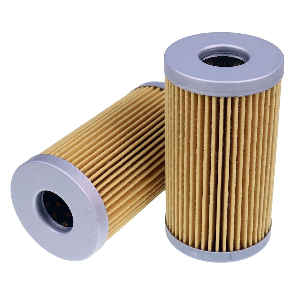 2 Pieces Fuel Filter P502161 15521-43160 1A001-43160 for Kubota Tractor MX4700 M4800 MX5000 MX5100 L2250DT L2550DT L2650DT L2850DT L2900DT L2950