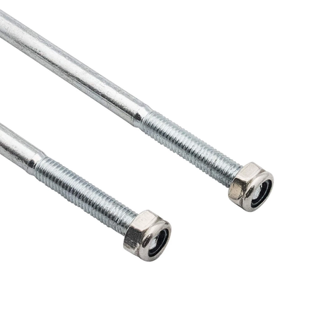2 Pieces Golf Cart Battery Hold Down Rod 302124 for EZ-GO Medalist TXT 1994+ - KUDUPARTS