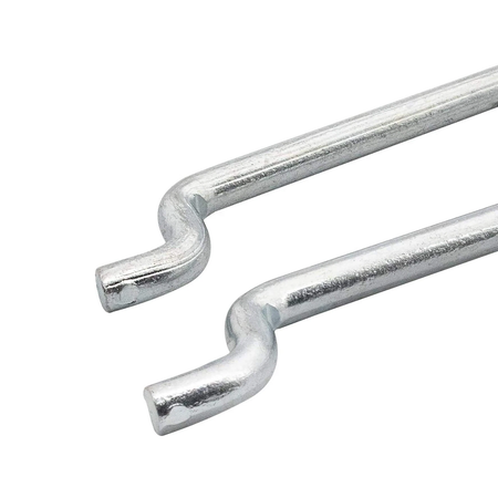 2 Pieces Golf Cart Battery Hold Down Rod 302124 for EZ-GO Medalist TXT 1994+ - KUDUPARTS