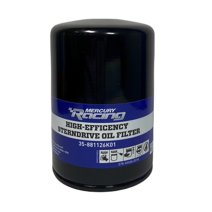 2 Pieces High Efficiency Oil Filter 35-881126K01 for Mercury Mercruiser Inboard Engine Racing