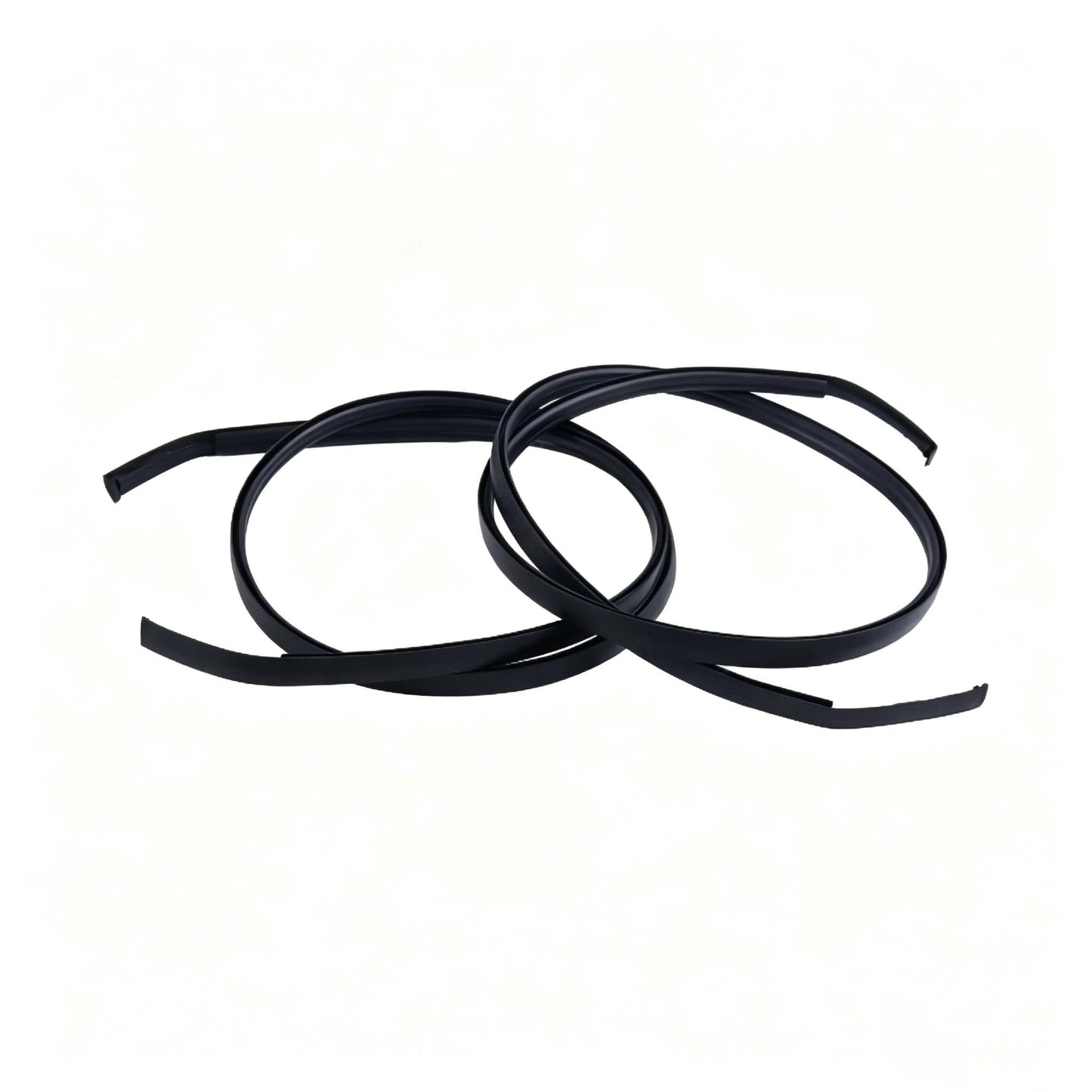 2 Pieces Left & Right Side Roof Strip Moulding Trim 75552-52180 75551-52200 for Toyota Yaris CE LE L SE Hatchback 1.5L L4 2012-2014 - KUDUPARTS