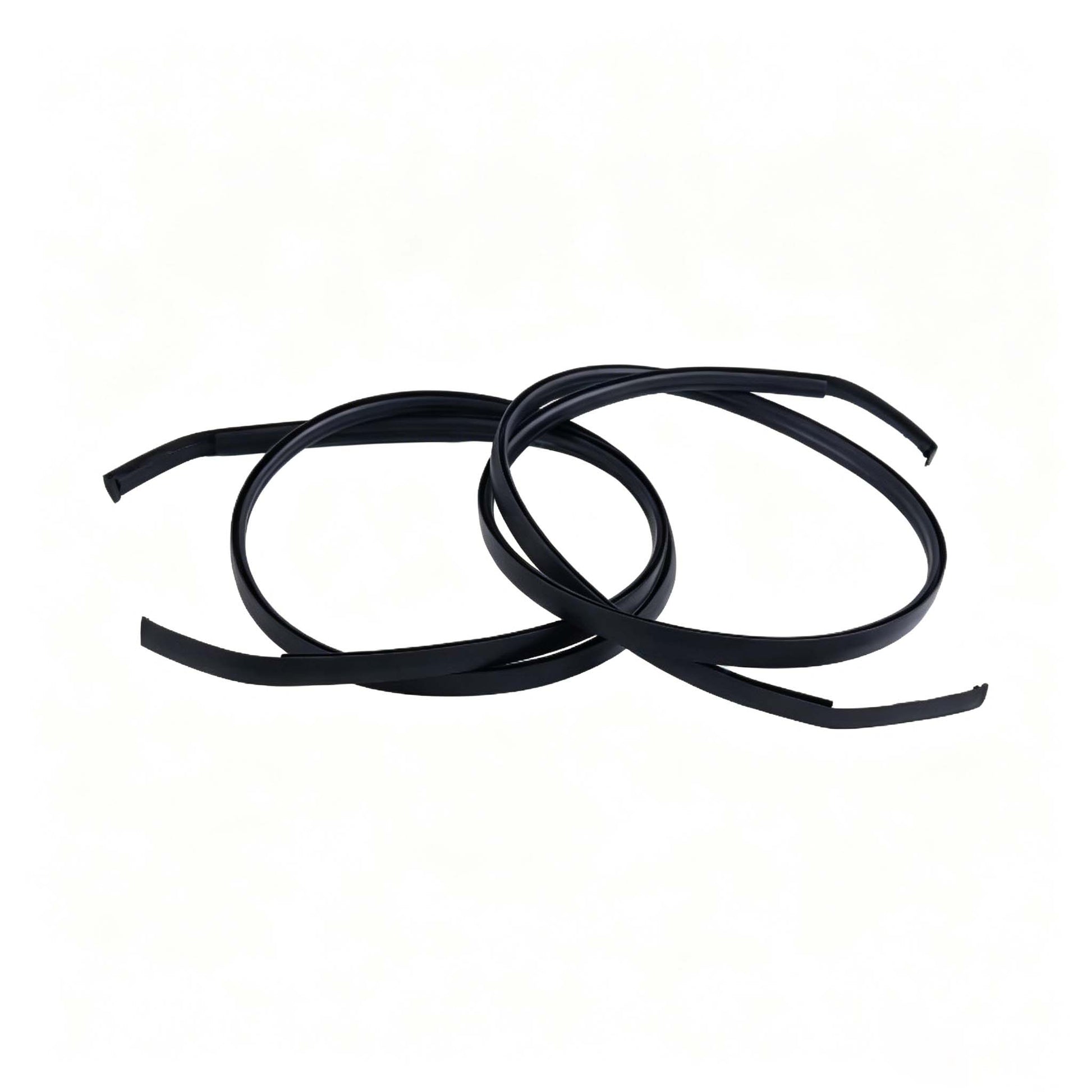 2 Pieces Left & Right Side Roof Strip Moulding Trim 75552-52180 75551-52200 for Toyota Yaris CE LE L SE Hatchback 1.5L L4 2012-2014 - KUDUPARTS