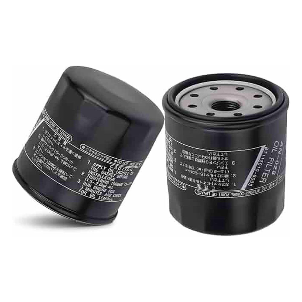 2 Pieces Oil Filter 69J-13440-01-00 for Yamaha Outboard Engine F150 F200 F225 F250 Sport Boat AR SX FZR FZS VX