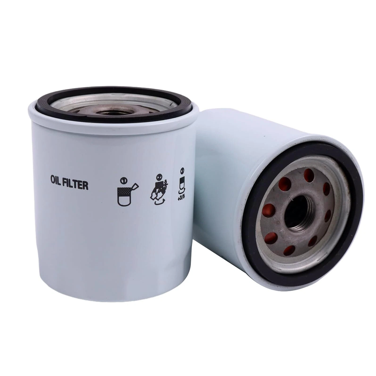 2 Pieces Oil Filter P551132 84475542 for New Holland Engine ISM N844 Tractor TC30 TC35 TC40 TC45 TT45A Loader L150 L160 L170 L175 L213 L215 L216 L220 LS150 LX170 - KUDUPARTS