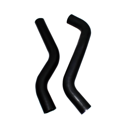 2 Pieces Radiator Coolant Hose 16571-28080 for Toyota 2002-2006 Camry 2004-2008 Solara - KUDUPARTS