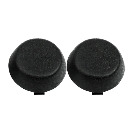 2 Pieces Rear Bumper Dome Bolt Cover PT228-34000-BK PT22834000BK for Toyota Tundra Tacoma - KUDUPARTS