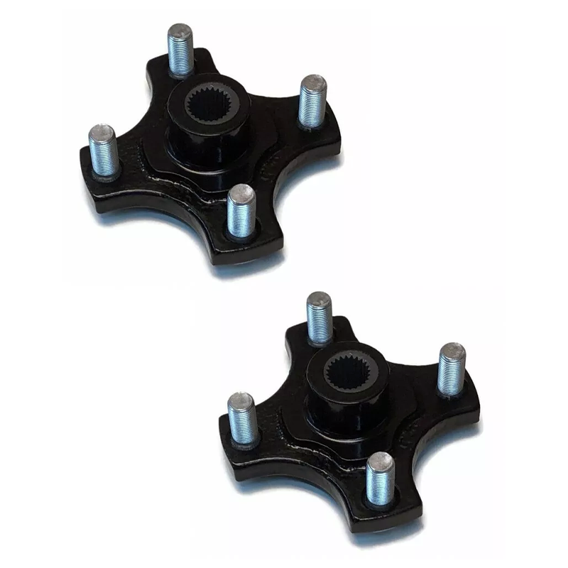 2 Pieces Rear Wheel Hub Flange Plate 615604 for E-Z-GO Golf Cart RXV Gas & Electric 2008-UP - KUDUPARTS