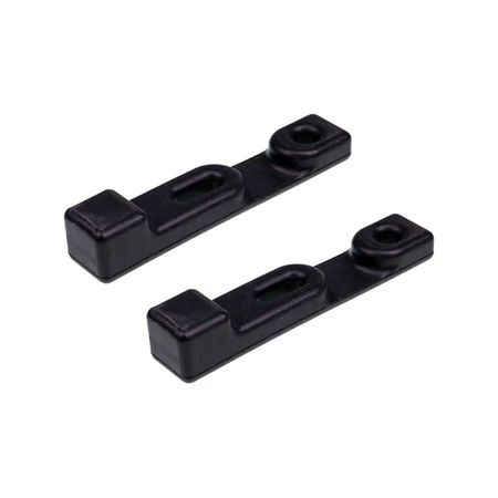 2 Pieces Rubber Hopper Latch Strap M72426 for John Deere Mower X105 X166 Z225 D170 E100 LA135 - KUDUPARTS
