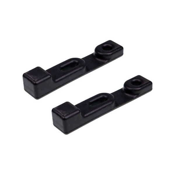 2 Pieces Rubber Hopper Latch Strap M72426 for John Deere Mower X105 X166 Z225 D170 E100 LA135 - KUDUPARTS