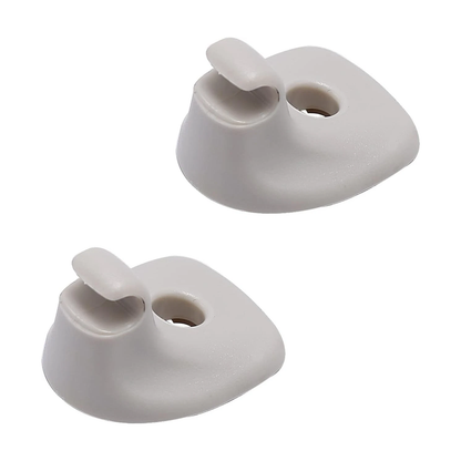 2 Pieces Sun Visor Clip Retainer Roof Holder 1DR31HDAAA for Jeep Compass Patriot Dodge Caliber 2010-2017