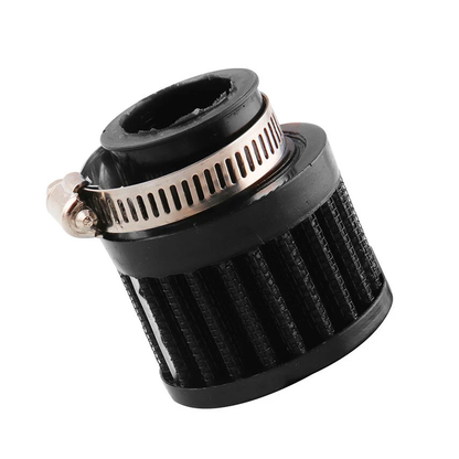 2 Pieces Universal 25mm Car Air Filter Intake Clip-On Respirator Cold Ventilation Crankcase Black