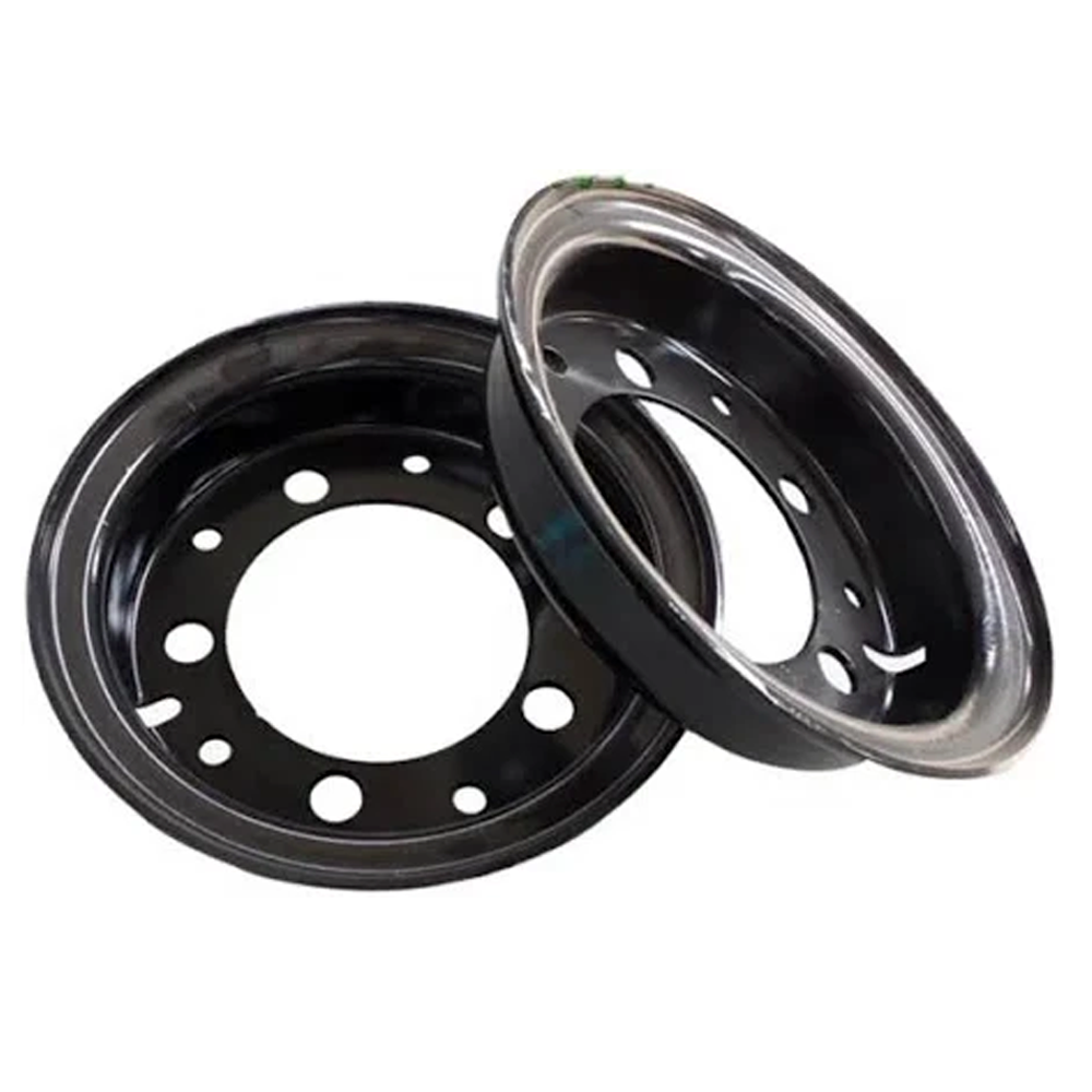 2 Pieces Wheel Rim 91239-05500 for Mitsubishi Forklift FD10-18 - KUDUPARTS
