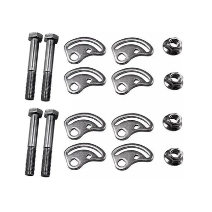 2 Set Front Upper Control Arm Alignment Camber Bolt Kit K100026 for Chevrolet Silverado GMC Sierra Cadillac Hummer - KUDUPARTS