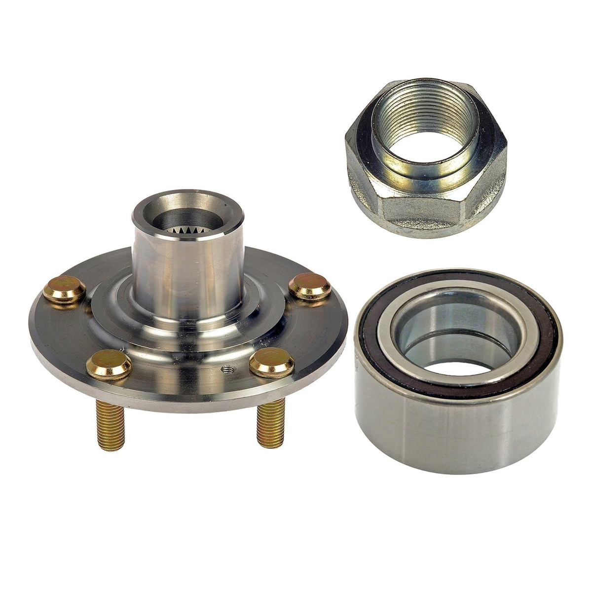 2 Sets Front Wheel Hub Bearing Kit 930-452 510050 NT510050 for Honda Accord - KUDUPARTS