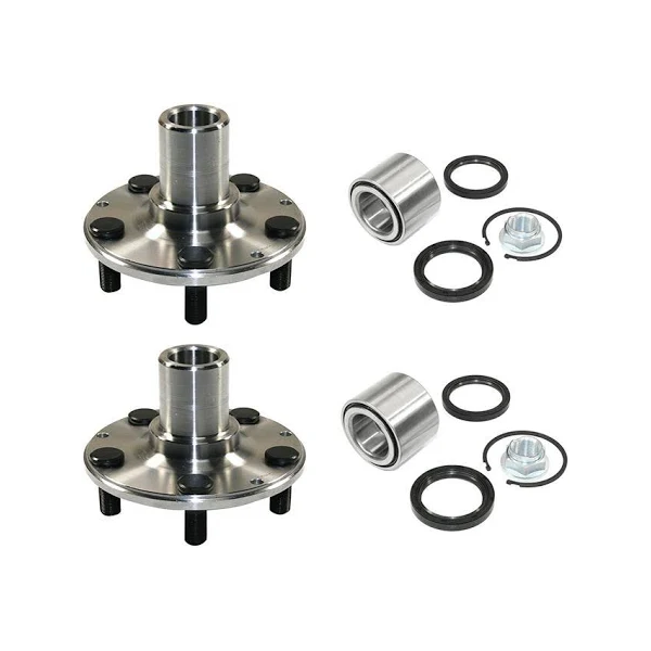 2 Sets Front Wheel Hub and Bearing Kit 513248 930-502 for Subaru Forester Impreza Excludes Legacy - KUDUPARTS