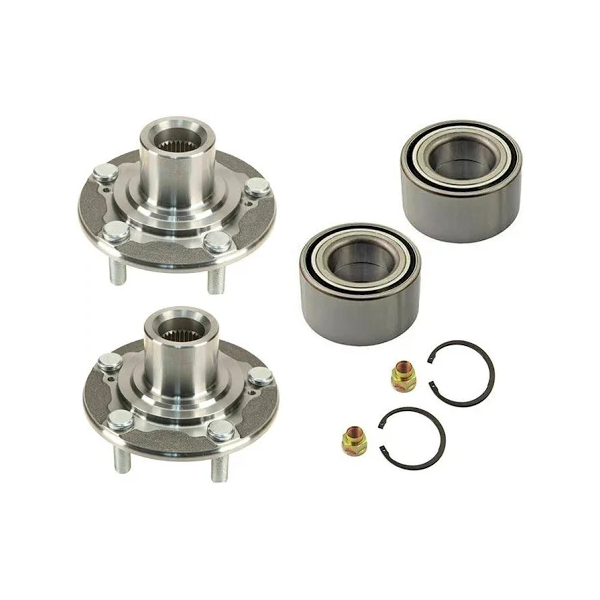 2 Sets Front Wheel Hub and Bearing Repair Kit NT510118 44600-T2F-A01 for Honda Accord Acura TLX - KUDUPARTS
