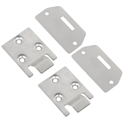 2 Sets of Seat Hinge Bottom and Plate 71610-G01 71609-G01 for E-Z-GO Golf Cart Medalist TXT 1995-Up - KUDUPARTS