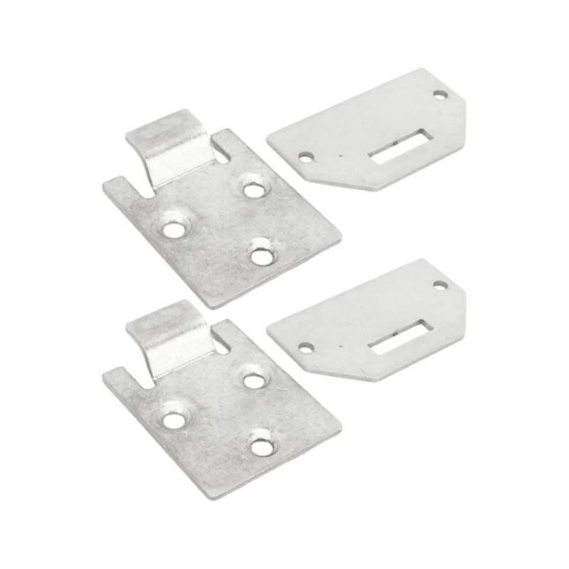 2 Sets of Seat Hinge Bottom and Plate 71610-G01 71609-G01 for E-Z-GO Golf Cart Medalist TXT 1995-Up - KUDUPARTS
