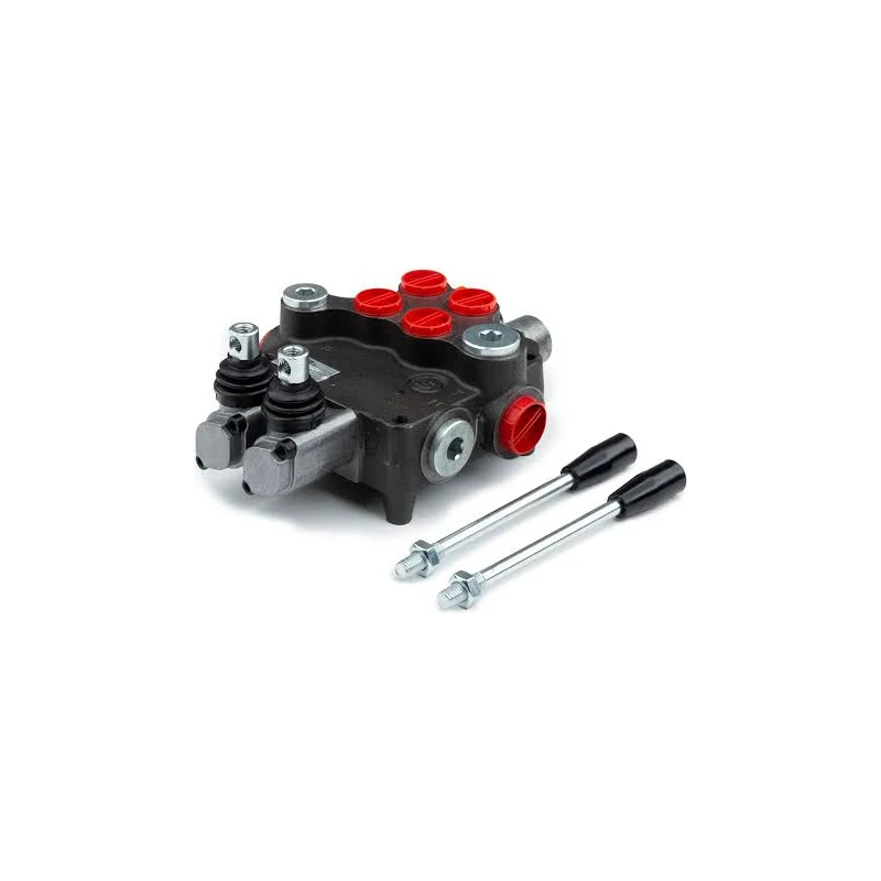 2 Spool w/ Single Float Detent 21 GPM Monoblock Hydraulic Directional Control Valve P80G- - KUDUPARTS