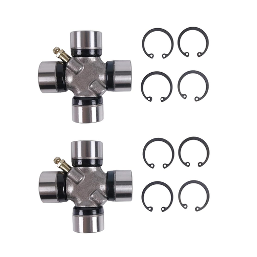 2 Universal Joints 865496A01 865493A01 18-6406 for Mercury Mercruiser Sterndrive Alpha I Gen II Bravo Vazer - KUDUPARTS
