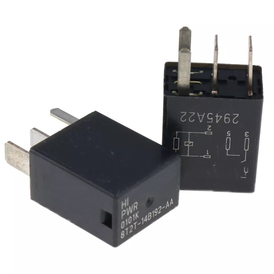 2X 4-PIN Relay Black Multi-Purpose Relay 8T2T-14B192-AA for Fusion F150 F-250 Ship to US - KUDUPARTS