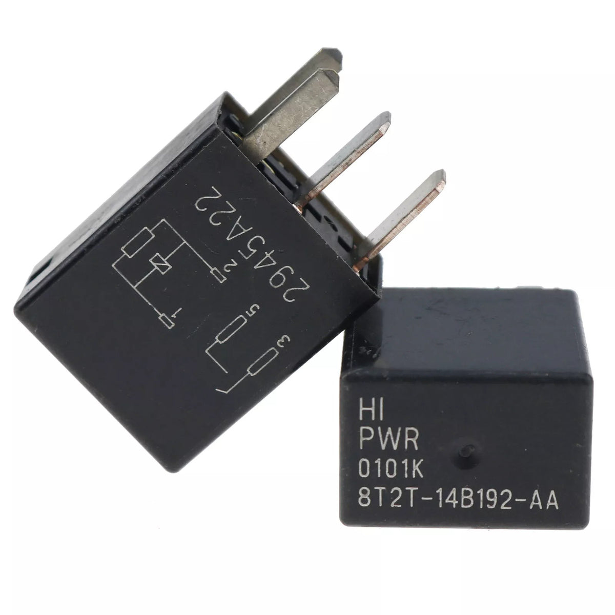 2X 4-PIN Relay Black Multi-Purpose Relay 8T2T-14B192-AA for Fusion F150 F-250 Ship to US - KUDUPARTS