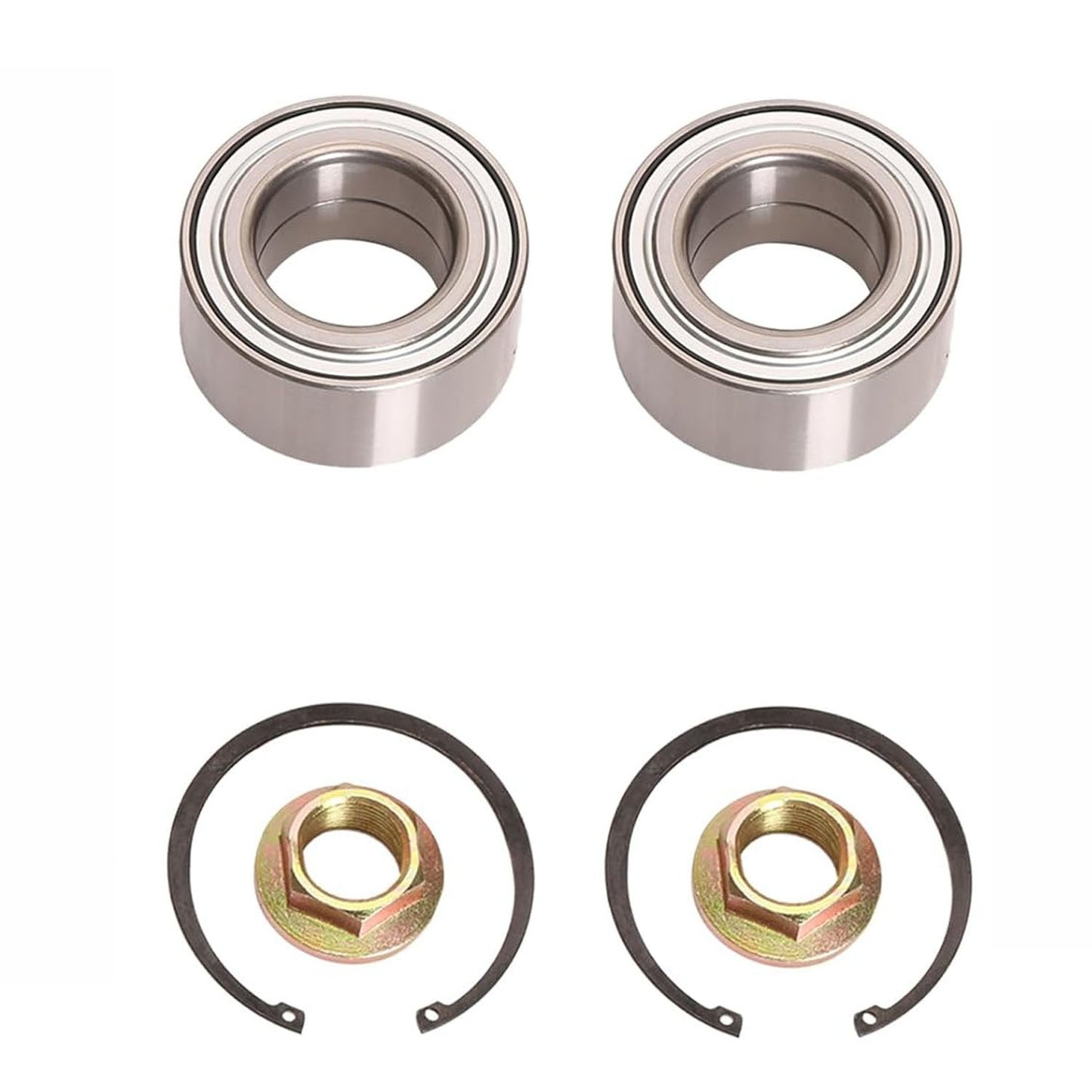 2 Sets Front Wheel Hub and Bearing Repair Kit NT510118 44600-T2F-A01 for Honda Accord Acura TLX