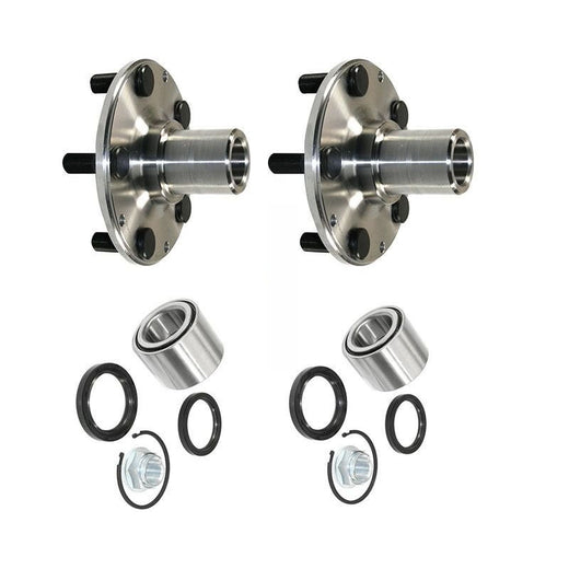 2 Sets Front Wheel Hub and Bearing Kit 513248 930-502 for Subaru Forester Impreza Excludes Legacy - KUDUPARTS