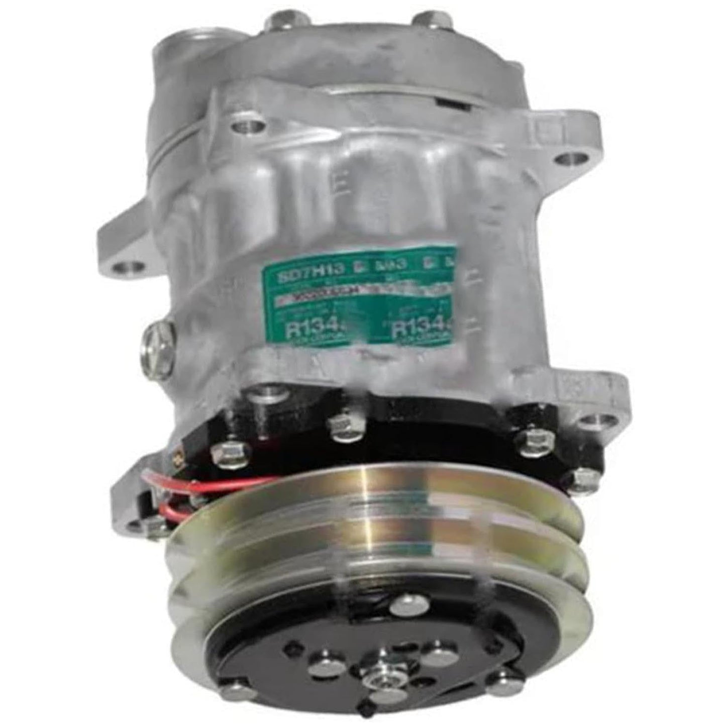 12V 2PK 125mm SD7H13 A/C Compressor VOE14525502 for Volvo Excavator ECR58 ECR88 EC55C EC60E ECR58 EW60C