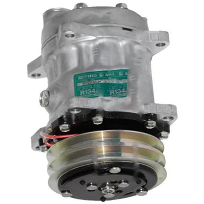 12V 2PK 125mm SD7H13 A/C Compressor VOE14525502 for Volvo Excavator ECR58 ECR88 EC55C EC60E ECR58 EW60C