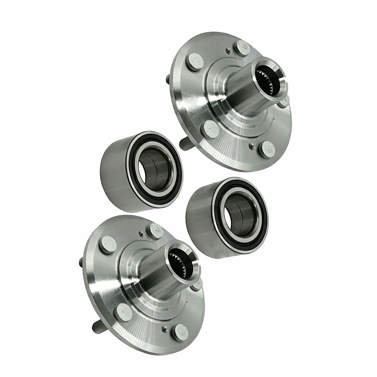 2 Sets Front Wheel Hub Bearing Kit LS-WHB014 for Honda CR-V Prelude